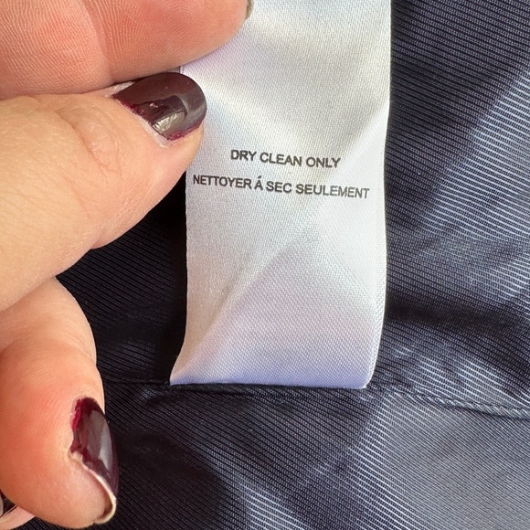 Women House of Harlow 1960 Double Breasted Navy Tweed Blazer Jacket Lined Small - Picture 7 of 7